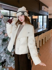 210-3299-P275-K39870羊毛双面呢拼新标90白鸭绒，女装羽绒服，浙宝210（原浙宝191）