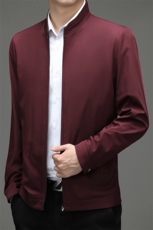 2021商务休闲中老年男士立领夹克外套秋季气质茄克ZL38218-P110，男装夹克，电商B212（原钱塘6029）