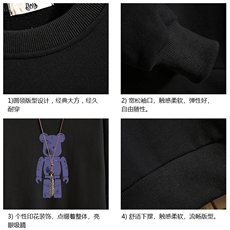 S6242-P28秋季圆领卫衣男大码韩版宽松长袖外套砖墙，男装卫衣，电商A040A