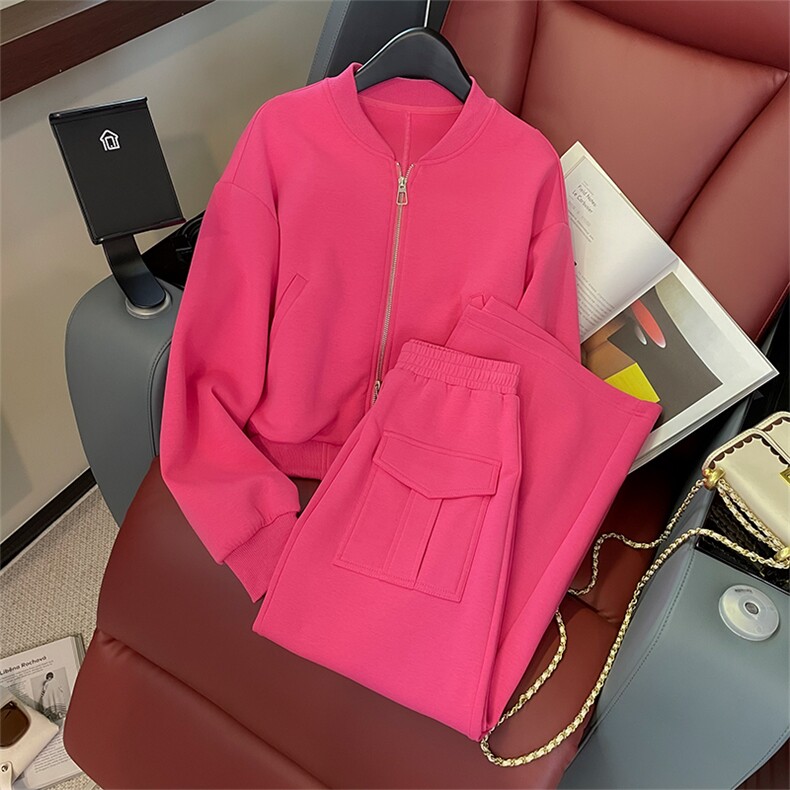 时尚修身显瘦开衫卫衣半身裙套装女高腰显瘦气质两件套，女装套装/套裙，江南