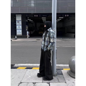 【有货】cleanfit扎染格子衬衫男设计感高级感衬衣C3002HH-特P50图片