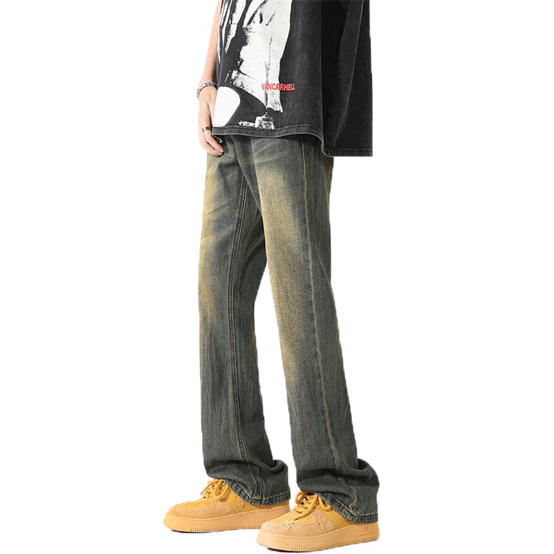 美式高街宽松水洗牛仔裤潮流休闲裤A161-S2361-P56,男装牛仔裤,电商A161