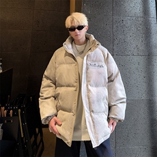 特p100控158冬立领机车棉服情侣棉衣面包扎染服墨染风外套男MY248，男装棉衣，电商B370