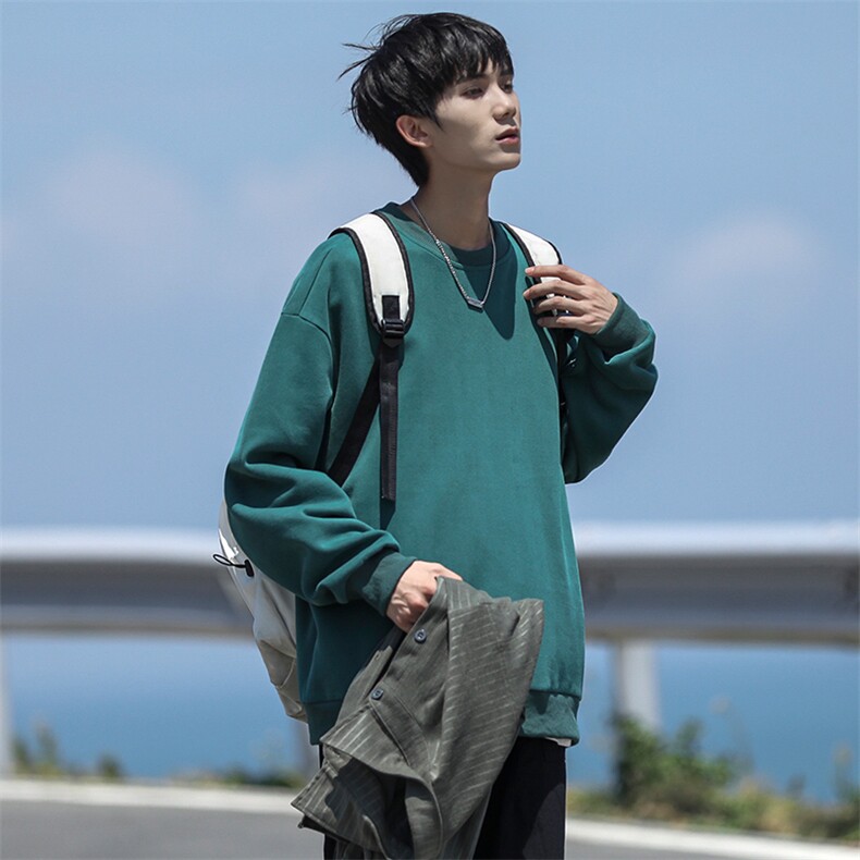 秋季新款男百搭cityboy风圆领卫衣VE2004-P40控68,男装卫衣,星座717