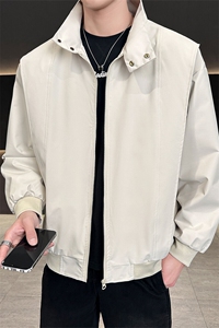 硬汉风户外夹克男立领纯色上衣冲锋衣外套DSA157B-JK7868-P70图片