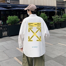 CS15127-P38长袖衬衫男士大码宽松衬衣男寸衫男寸衣，男装衬衫，电商A040