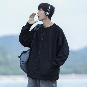 新款男麂皮绒面料百搭圆领CITYBOY风卫衣VE2020-P55控88图片