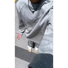 XX31-P35圆领丝光棉长袖T恤女春季2025新款内搭上衣，男装T恤，电商B323A
