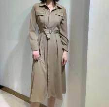 【东方名裳】早秋新款明线连衣裙，女装连衣裙，东方名裳