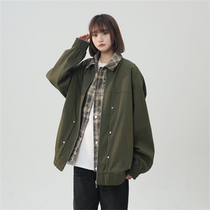 2025春休闲痞帅工装翻领夹克潮流外套得物二开XZ301b-2-JK2589P78图片