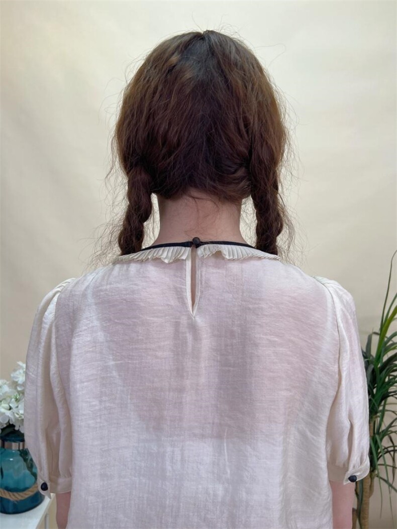 现货夏季新款质地衬衫，女装衬衫，蘑小菇