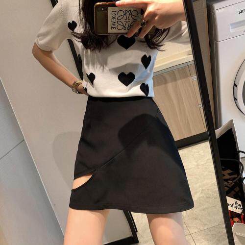 切割短裙，女装，XTZ style