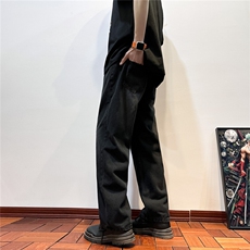 k1078-p45-控68现货宽松拉链cleanfit牛仔裤马丁靴黑暗，男装牛仔裤，星座116