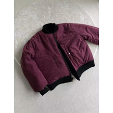 AA2103P90酒红丝绒年度王炸bomber夹克棉服双面穿ma1飞行员外套，男装夹克，电商B323A
