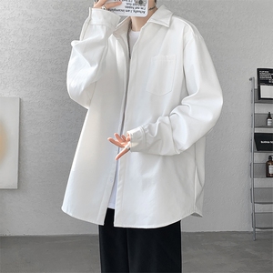 8XL-M 长袖衬衫男休闲牛津纺纯棉衬衣打底外套CS517P55控78图片