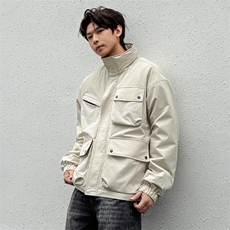 美式新款秋冬多口袋户外机能休闲棉衣外套A436-W990-P95138，男装棉衣，电商A436