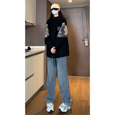 2024春季新款女模内景大码灯芯绒刺绣夹克M-5XHJ23945-特P65，男装夹克，电商A022