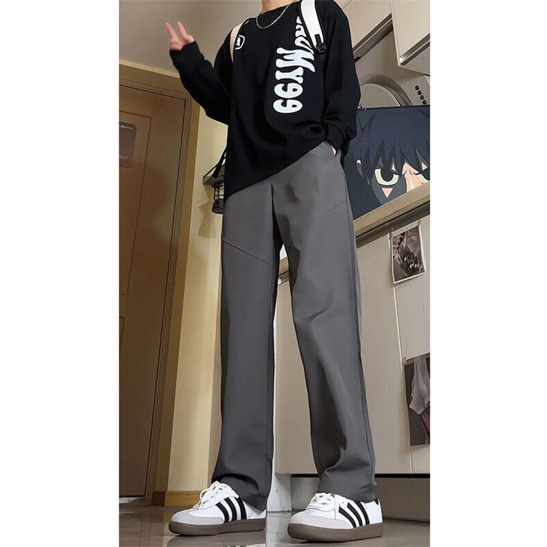 8XL-M 春季户外冲锋裤男款薄款登山大码休闲百搭直筒裤子KZ013P50图片