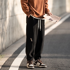 2024冬季新款cityboy日系加绒加厚束脚休闲运动裤K255-P45控78，男装休闲裤，星座914-3