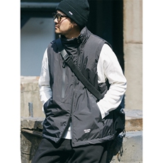 1506/Q22670/P90日系ciboy立领工装马甲男款冬季保暖背心，男装背心/马甲，星座1506