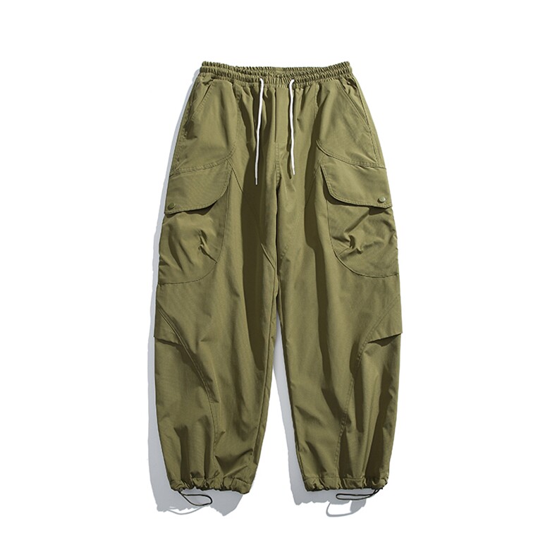 2025冬季新款男装日系宽松加绒加厚运动休闲棉裤束脚卫裤P960-F93,男装休闲裤,电商A101（原外27）