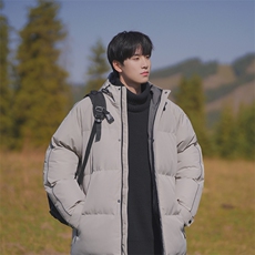 港风潮牌新款连帽棉服潮流保暖棉衣M081-P90，男装棉衣，星座717
