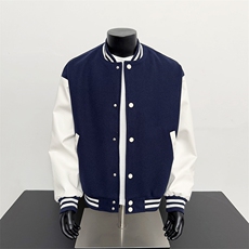 假模-美式棒球服男士秋新款百搭夹克外套9112-P68，男装夹克，电商B380（原B361）