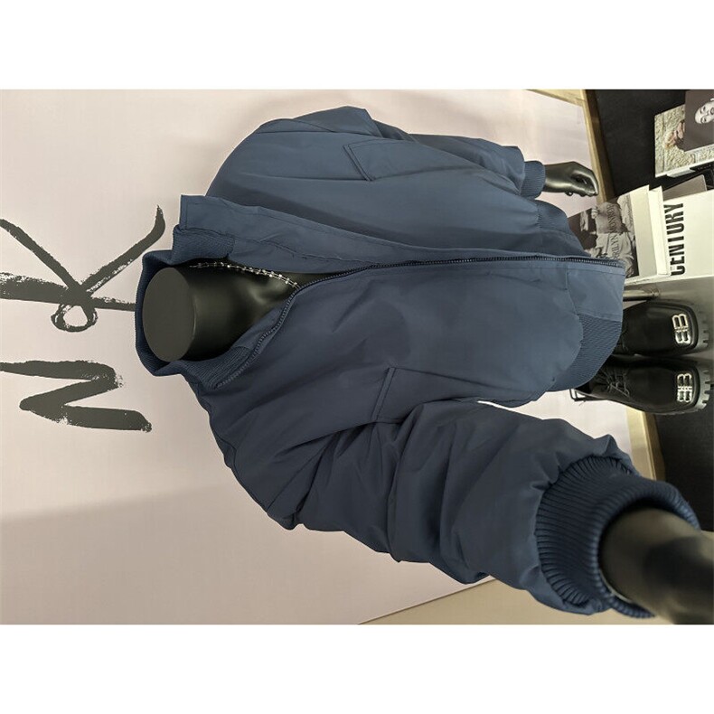棕色美式复古飞行夹克男秋季bomber立领棒球服高级感短款工装外套,男装棉衣,星座1109-4