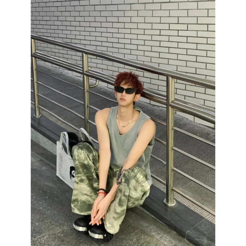 【有货】cleanfit迷彩工装裤男美式vibe风裤子高街N0088WW-特P48,男装工装外套,星座1007（原301D）