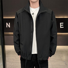 户外夹克男立领纯色上衣冲锋衣外套DSA157B-JK7822-P60，男装夹克，电商A157B