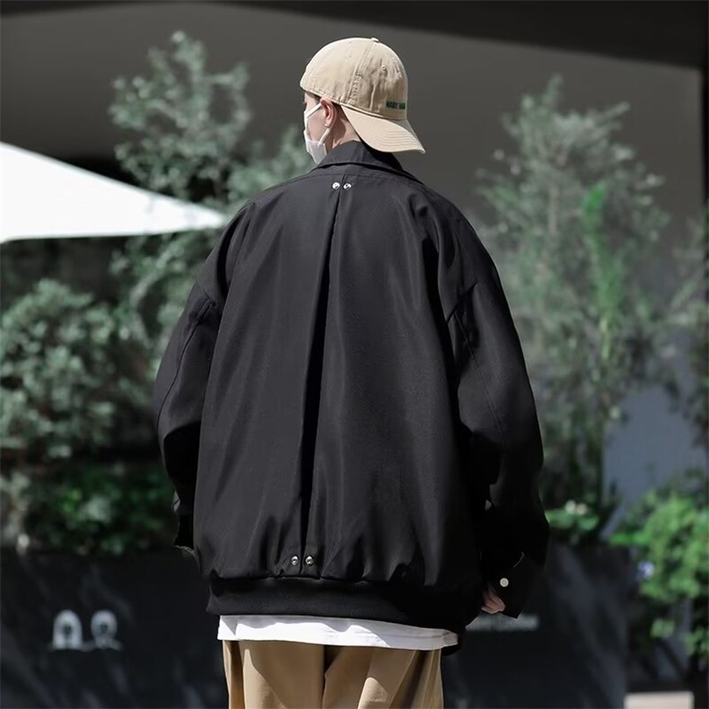 2024秋季新款拉链美式高街夹克外套潮牌机能飞行服外套W137/P70,男装夹克,星座506