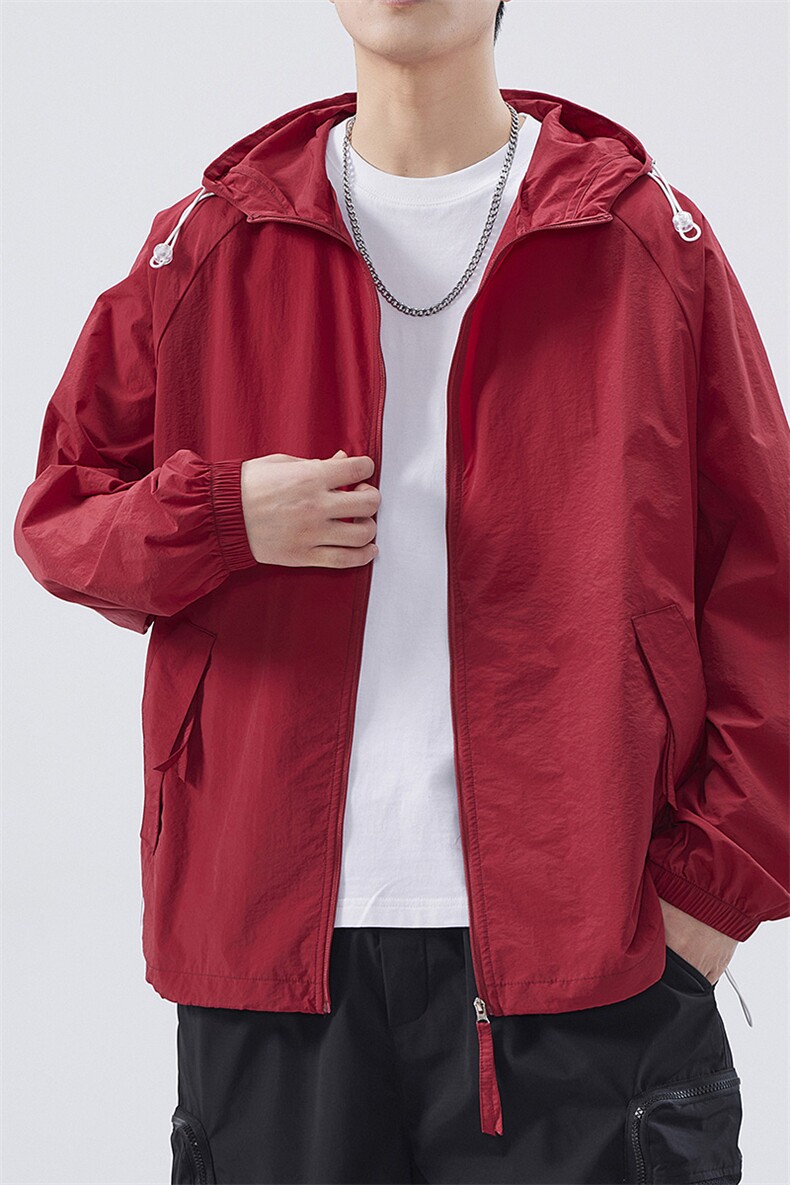 F711P55防晒指数50+薄款宽松大码港风防晒衣夹克皮肤衣,男装防晒衣,星座1204-3