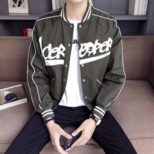 大字母印花棒球外套夹克AJ019-P40木木，男装夹克，电商A003