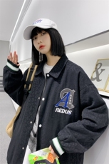 秋装新品刺绣夹克情侣款2023中性风男女创意棒球服外套8007-P85，男装夹克，电商A441-1