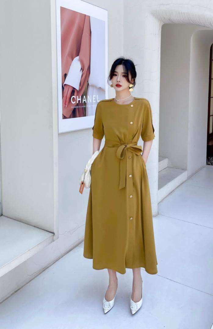 2023年夏装连衣裙，女装连衣裙，贻思茗