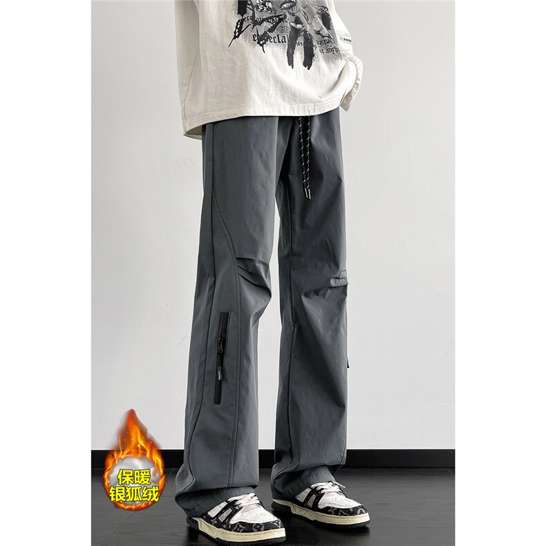 薄款改加绒户外加绒加厚登山男大码拖地裤K1308J加绒-特P44控79,男装卫衣,电商A001