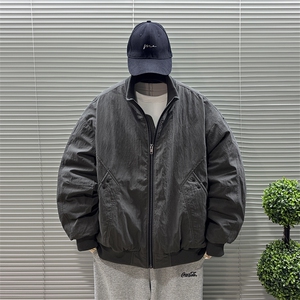 2025新标90白鸭绒冬季男螺纹立领羽绒服保暖外套8623-P320图片