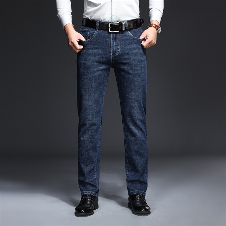 Z2603钱塘2020-2春秋新款时尚商务休闲中年男士牛仔裤P62,男装牛仔裤,钱塘207-2