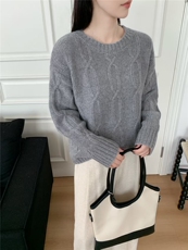 2025年秋季套头通勤时尚百搭通勤简约休闲圆领毛衣，女装羊毛衫，秋虹羊绒