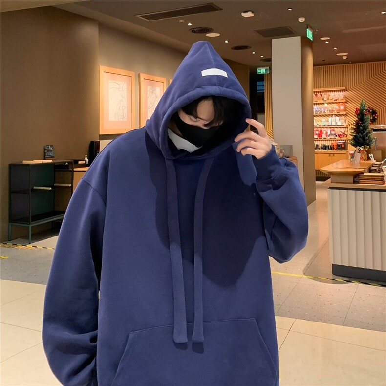 重磅连帽卫衣男2024新款秋冬季上衣美式潮牌男生EW00-P40,男装卫衣,星座1109-3