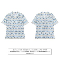 流行潮流慵懒新款时尚简约百搭文艺原宿气质日系ins五分袖衬衫，男装T恤，星座715-4