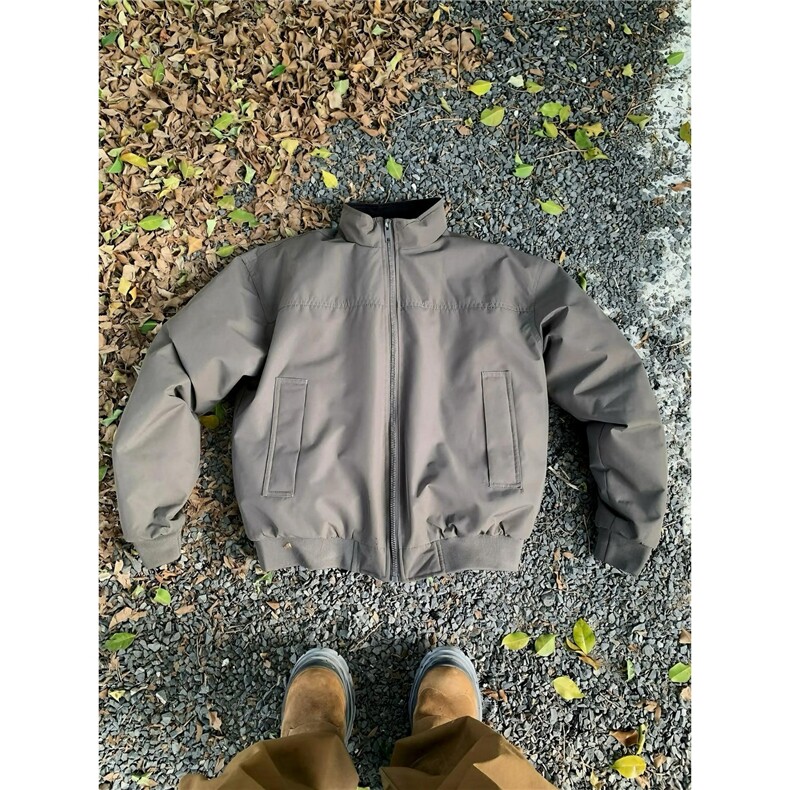 W5048-P65美式复古工装立领薄款cleanfit飞行夹克外套男春秋,男装夹克,电商B323A