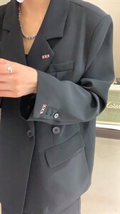 3156#红线西装 版型无敌,女装西装,mm+ 里墨恩