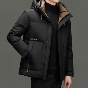 DF23928钱塘2020-2商务休闲百搭冬季厚款连帽中年男士羽绒服P290图片