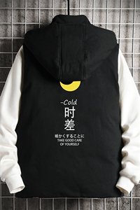 MJ47047-P80 棉马甲男士大码加厚棉背心男坎肩男 网格图片