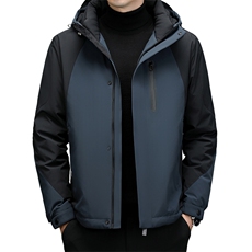 DF8803钱塘2020-2时尚休闲冬季厚款连帽中年男士羽绒服P320，男装羽绒服，钱塘207-2
