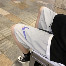 2023新款潮流短裤男春夏季潮牌百搭宽松休闲五分裤DK01-特批25，男装休闲裤，星座718-1