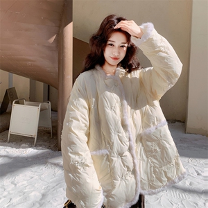 新款50绒拼貂毛工艺面料羽绒服5580-P265-K398图片