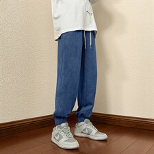 2024秋冬新款港风字母刺绣宽松束脚休闲裤运动裤K238-P60，男装休闲裤，星座914-3
