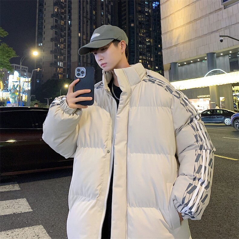 港风2026新品冬季宽松情侣装男装棉衣棉服冬装加厚外套D001-P105,男装棉衣,星座717